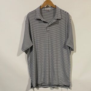 Peter millar Striped Black and White Men's Shirt